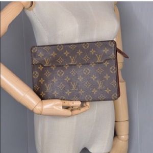 Louis Vuitton Brown Monogram Clutch
